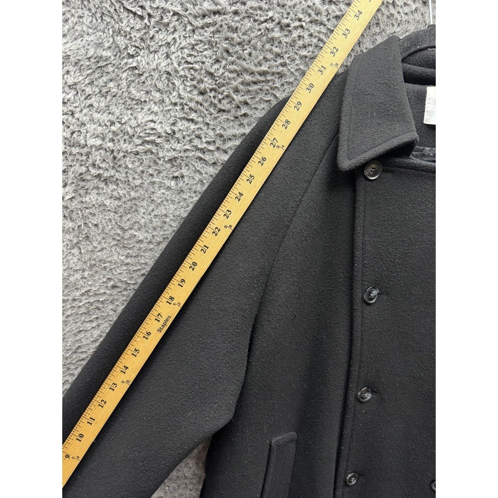 The Frankie Shop Double-Breasted Belted Trench Coat Black Womens Size L/XL - Picture 16 of 16